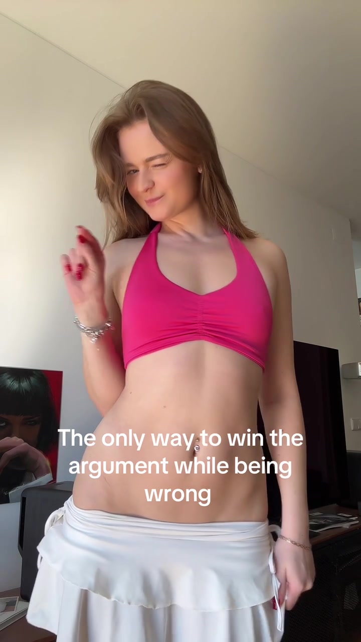 Just me and my thoughts… and they're not innocent 😇💭 #Small Tits #Funny #Teen #Brunette #Petite #Showing Boobs