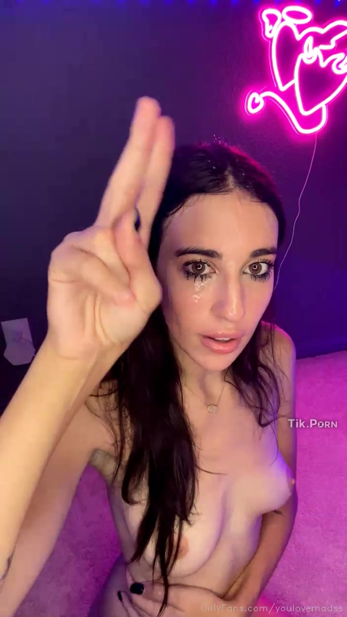 Teen brunette loves to have her cute face covered in cum