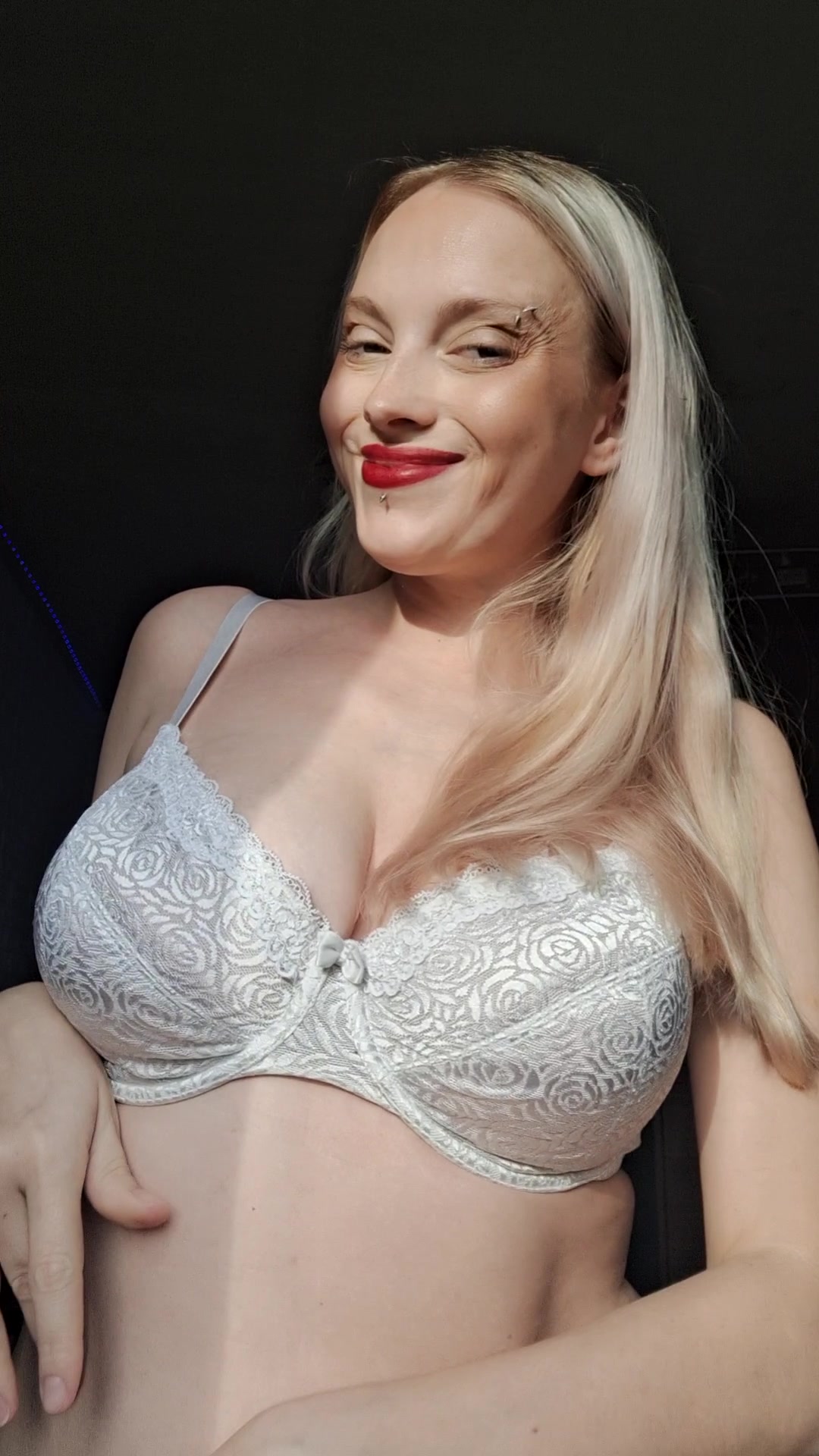 Most people never get to see what I actually do.. don't be one of them #Teasing #Blonde #Sexy Lingerie #Natural Big Tits #Solo | Tik.Porn (1)