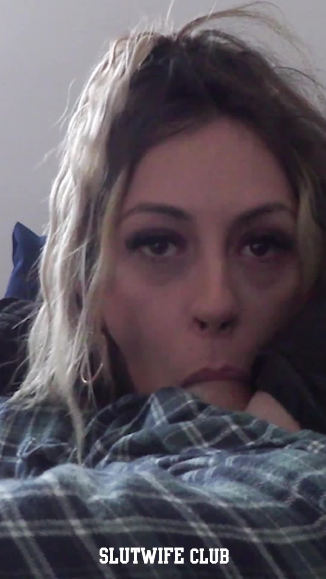 Nothing beats a chilled couch BJ from my slut Candie Cross