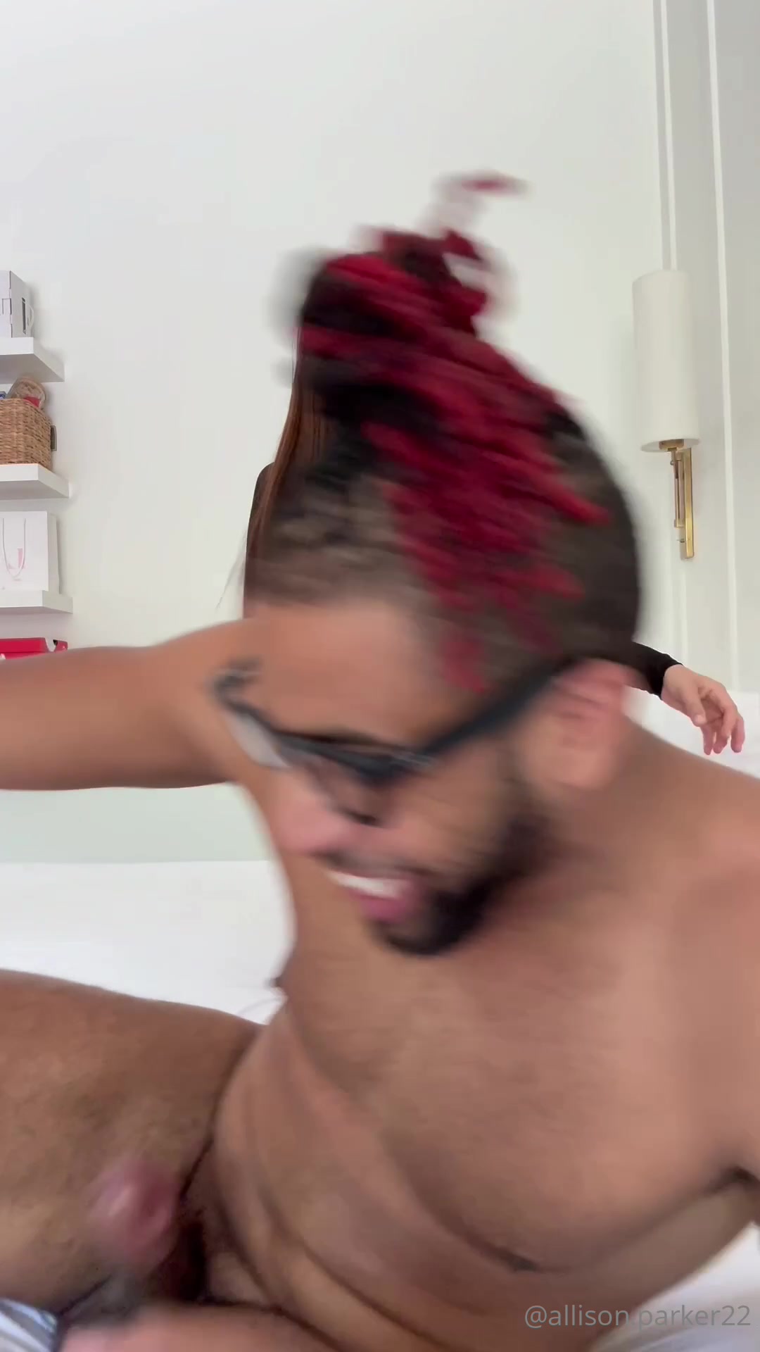 Wearing sexy and pleasing big hard cock to get my big cum load